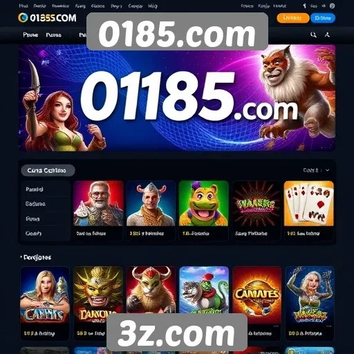Interface do usuário do 0185.com